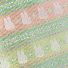 画像をギャラリービューアに読み込む, ミニ巾着 ミッフィー段文(グリーン)