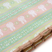 画像をギャラリービューアに読み込む, ミニ巾着 ミッフィー段文(グリーン)