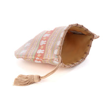 画像をギャラリービューアに読み込む, ミニ巾着 ミッフィー段文(オレンジ)