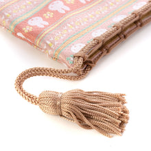 画像をギャラリービューアに読み込む, ミニ巾着 ミッフィー段文(オレンジ)