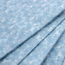 Load image into Gallery viewer, Sitate-nagoya-obi "SANKAKU miffy (blue)"