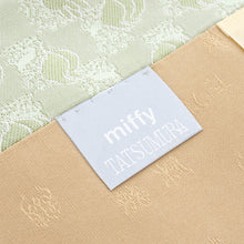 Load image into Gallery viewer, Sitate-nagoya-obi "MUKOU-MUKI miffy (green)"