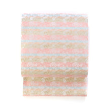 Load image into Gallery viewer, Sitate-nagoya-obi " miffy HANA-KARUTA(champagne gold)"