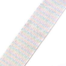 Load image into Gallery viewer, Reversible Obi-sash (half width) "miffy HANA-KARUTA(champagne gold)"×"MAN-MARU miffy(white)"