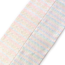 Load image into Gallery viewer, Reversible Obi-sash (half width) "miffy HANA-KARUTA(champagne gold)"×"MAN-MARU miffy(white)"