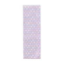 Load image into Gallery viewer, Reversible Obi-sash (half width) "miffy HANA-KARUTA(lavender)"×"MAN-MARU miffy(purple)"
