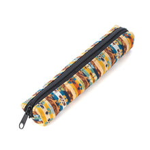 画像をギャラリービューアに読み込む, ペンシルケース 花鳥段文錦