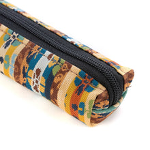 画像をギャラリービューアに読み込む, ペンシルケース 花鳥段文錦