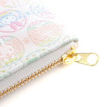 画像をギャラリービューアに読み込む, フラットポーチ(大) まんまるミッフィー(ホワイト)