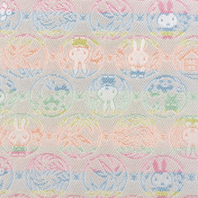 画像をギャラリービューアに読み込む, フラットポーチ(大) まんまるミッフィー(ホワイト)