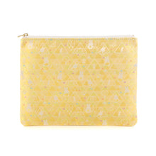 画像をギャラリービューアに読み込む, フラットポーチ(大) さんかくミッフィー(イエロー)