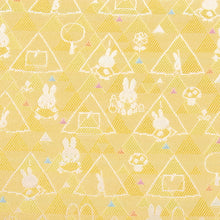 画像をギャラリービューアに読み込む, フラットポーチ(大) さんかくミッフィー(イエロー)