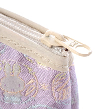 Load image into Gallery viewer, Half Moon Pouch "MAN-MARU miffy (purple)"