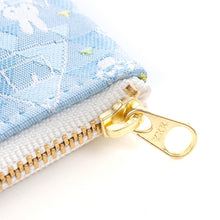 画像をギャラリービューアに読み込む, フラットポーチ(大) さんかくミッフィー(ブルー)