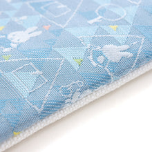 画像をギャラリービューアに読み込む, フラットポーチ(大) さんかくミッフィー(ブルー)