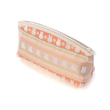 画像をギャラリービューアに読み込む, 半月ポーチ ミッフィー段文(オレンジ)