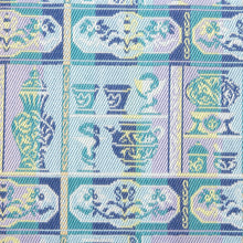 Load image into Gallery viewer, Long Wallet "KUSURI-DANA-NO HEBI(The Snake on the Medicine Cabinet)"(blue)