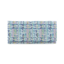 Load image into Gallery viewer, Long Wallet "KUSURI-DANA-NO HEBI(The Snake on the Medicine Cabinet)"(blue)