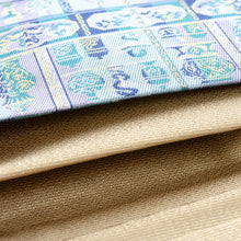 Load image into Gallery viewer, Long Wallet "KUSURI-DANA-NO HEBI(The Snake on the Medicine Cabinet)"(blue)