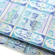 Load image into Gallery viewer, Long Wallet "KUSURI-DANA-NO HEBI(The Snake on the Medicine Cabinet)"(blue)