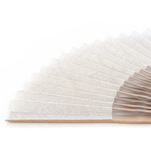 Load image into Gallery viewer, Gauze fan, double vine peony design, light yellow (copy)