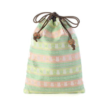 Load image into Gallery viewer, Shinigen bag (Pouch) "miffy DAN-MON(green)"