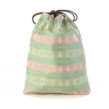 Load image into Gallery viewer, Shinigen bag (Pouch) "miffy DAN-MON(green)"