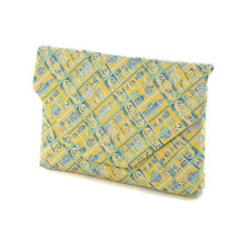 Load image into Gallery viewer, Sukiya Bukuro(A Pouch)(Tea-things)(KUSURI-DANA-NO HEBI)(The Snake on the Medicine Cabinet)(yellow)