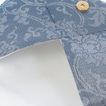 画像をギャラリービューアに読み込む, 紗 数寄屋袋 二重蔓牡丹文