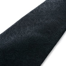 画像をギャラリービューアに読み込む, フォーマルネクタイ 葡萄唐草文錦 黒