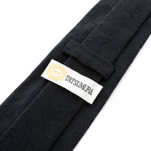 画像をギャラリービューアに読み込む, フォーマルネクタイ 葡萄唐草文錦 黒