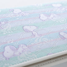 画像をギャラリービューアに読み込む, チャック付札入 スヌーピーと宝さがし(ブルー)