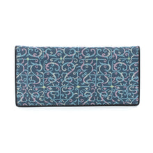 画像をギャラリービューアに読み込む, チャック付札入(皮裏財布) 瑞龍楚繍文