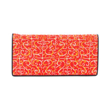 画像をギャラリービューアに読み込む, チャック付札入(皮裏財布) 瑞龍楚繍文