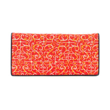 画像をギャラリービューアに読み込む, チャック付札入(皮裏財布) 瑞龍楚繍文