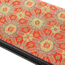 画像をギャラリービューアに読み込む, チャック付札入(皮裏財布) 蜀紅錦