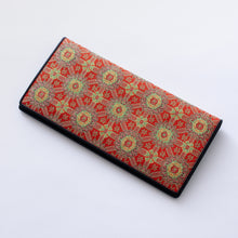 画像をギャラリービューアに読み込む, チャック付札入(皮裏財布) 蜀紅錦