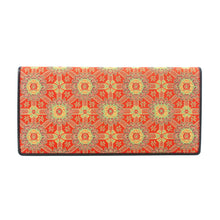 画像をギャラリービューアに読み込む, チャック付札入(皮裏財布) 蜀紅錦