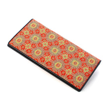 画像をギャラリービューアに読み込む, チャック付札入(皮裏財布) 蜀紅錦