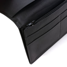 画像をギャラリービューアに読み込む, チャック付札入(皮裏財布) 葡萄唐草文錦