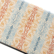 画像をギャラリービューアに読み込む, チャック付札入(皮裏財布) 葡萄唐草文錦