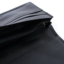 画像をギャラリービューアに読み込む, チャック付札入(皮裏財布) 葡萄唐草文錦