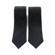 画像をギャラリービューアに読み込む, フォーマルネクタイ 葡萄唐草文錦 黒