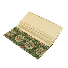 画像をギャラリービューアに読み込む, 裂裏札入 花鳥梅花文錦