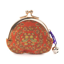 画像をギャラリービューアに読み込む, 鈴付コイン入 鴛鴦唐草文錦