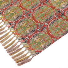 画像をギャラリービューアに読み込む, テーブルセンター 円文白虎朱雀錦