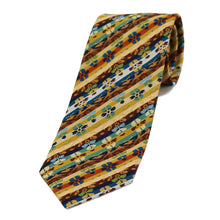画像をギャラリービューアに読み込む, ネクタイ 花鳥段文錦