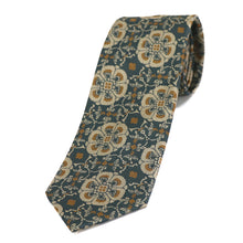 画像をギャラリービューアに読み込む, ネクタイ 花鳥梅花文錦