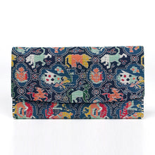 Load image into Gallery viewer, Kaishi Paper Container (Tea-things) (Shikami Choju-mon Nishiki)