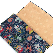 Load image into Gallery viewer, Kaishi Paper Container (Tea-things) (Shikami Choju-mon Nishiki)